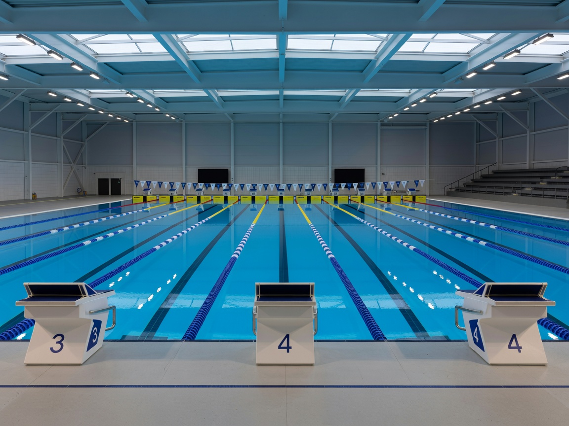 Swimming Lanes and Starting Blocks for European Aquatics